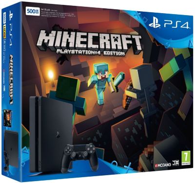 Console SONY PS4 Slim 500Go + Minecraft Reconditionné