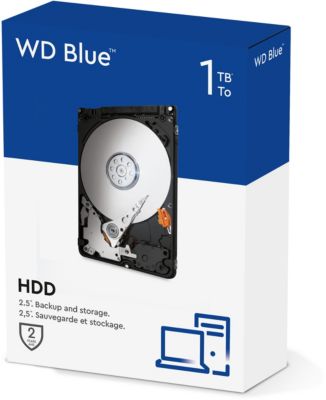 Disque dur interne WESTERN DIGITAL 1To 2.5' Blue SATAIII Disque dur interne WESTERN DIGITAL 1To 2.5' Blue SATAIII