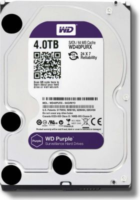 Disque dur interne WESTERN DIGITAL Western Digital Purple, SATA 6G, Intelli Disque dur interne WESTERN DIGITAL Western Digital Purple, SATA 6G, Intelli