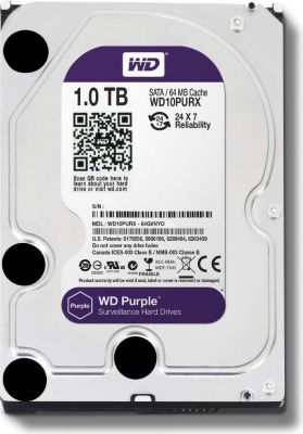 Disque dur interne WESTERN DIGITAL Western Digital Purple, SATA 6G, Intelli
