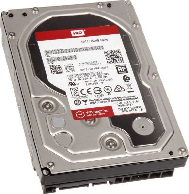 Disque dur interne WESTERN DIGITAL Western Digital Red Pro, SATA 6G, 7.200