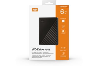Disque dur externe WESTERN DIGITAL Drive PLUS 6TB
