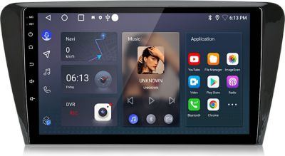 Autoradio connecté JUNSUN pour Skoda Octavia 2013-18 4+64G Carplay