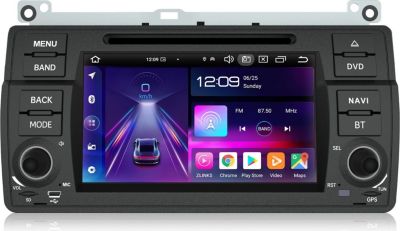 Autoradio connecté JUNSUN pour BMW E46 3er 318 4+64G DVD Carplay