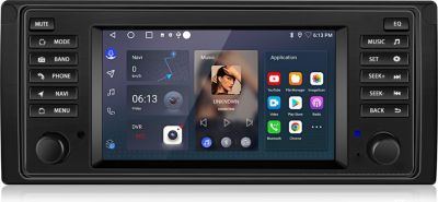 Autoradio connecté JUNSUN pour BMW 7er E38 5er E39 X5 E53 Carplay