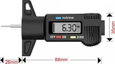 Autoradio connecté JUNSUN Instrument de mesure pour pneus noirs