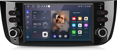 Autoradio connecté JUNSUN pour Fiat Punto EVO 2012-17 32GB Carplay