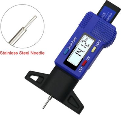 JUNSUN bleue jauge de profondeur des pneus