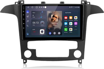 Autoradio connecté JUNSUN pour Ford S-Max 2007-2015 4+64G Carplay