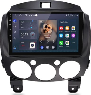 Autoradio connecté JUNSUN pour Mazda 2 2007-2013 6+128G 9" Carplay