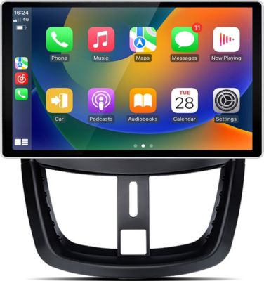 Autoradio connecté JUNSUN pour Peugeot 207 2006-15 13.1" Carplay