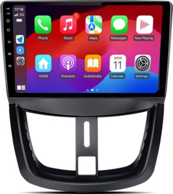 Autoradio connecté JUNSUN pour Peugeot 207 2006-2015 2+32G Carplay