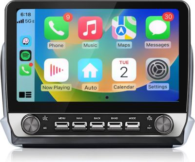 Autoradio connecté JUNSUN pour Peugeot 208/2008 2013-2017 Carplay