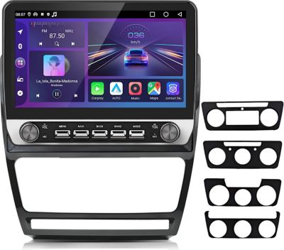 Autoradio connecté JUNSUN pour Skoda Octavia 2008-2013 64G Carplay