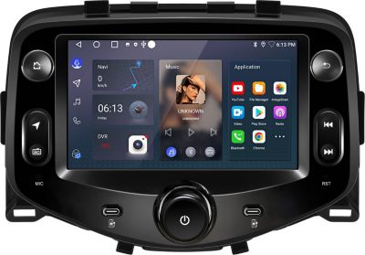 Autoradio connecté JUNSUN pour Toyota Aygo Peugeot 108/C1 Carplay
