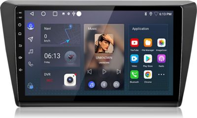 Autoradio connecté JUNSUN pour Skoda Rapid Spaceback 12-20 Carplay