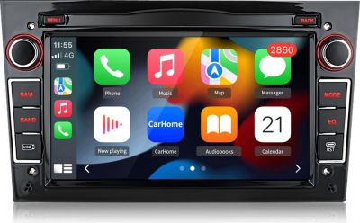 Autoradio connecté JUNSUN pour Opel Astra H G Corsa C D 7"Carplay