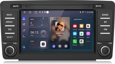 Autoradio connecté JUNSUN pour Skoda Octavia 2004-2013 64G Carplay