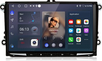 Autoradio connecté JUNSUN pour VW Golf 5 6 Passat 4+64G Carplay