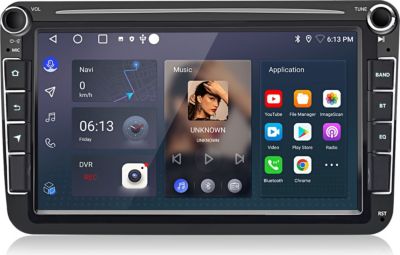 Autoradio connecté JUNSUN pour VW Golf 5 6 Passat Polo Carplay