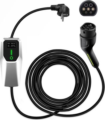 Accessoire borne de recharge JUNSUN Câble recharge voiture 4M 11KW type 2