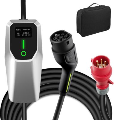 Accessoire borne de recharge JUNSUN Câble recharge voiture 11KW type 2 6M