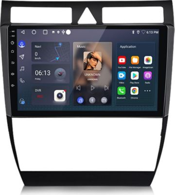 Autoradio connecté JUNSUN pour Audi A6 C5 1997-2004 4+64G Carplay