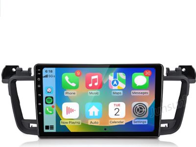Autoradio connecté JUNSUN pour Peugeot 508 2011-2018 64G 9"Carplay