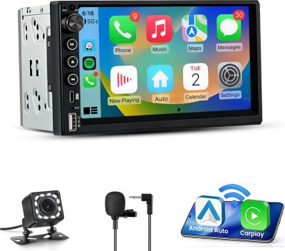 Autoradio connecté JUNSUN 7" GPS KAM Avec écran Carplay