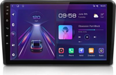 Autoradio connecté JUNSUN pour Audi A3 8P 2003-13 6+128G Carplay