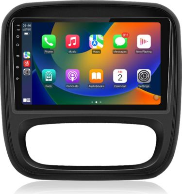 Autoradio connecté JUNSUN pour Renault Trafic 3 128GB Carplay