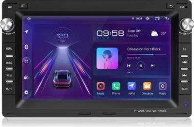 Autoradio connecté JUNSUN pour VW Polo 9N Golf 4 SWC BT Carplay