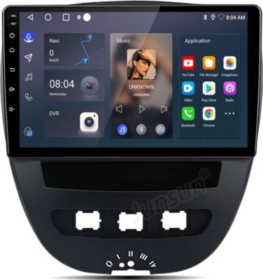 Autoradio connecté JUNSUN pour Peugeot 107 2005-2014 128G Carplay