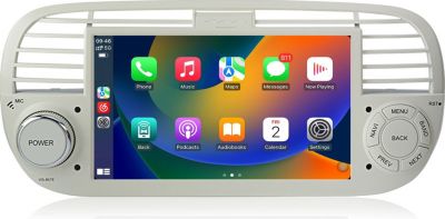 Autoradio connecté JUNSUN pour Fiat 500 2007-2015 2+64G Carplay