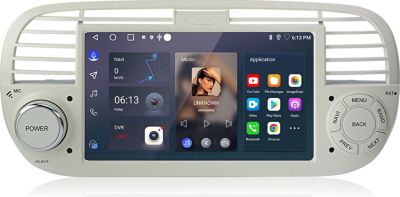 Autoradio connecté JUNSUN pour Fiat 500 2007-2015 Carplay BT