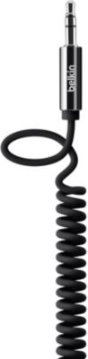 Câble Jack BELKIN Jack 3.5mm spirale noir - 1M80