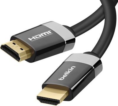 Câble HDMI BELKIN Vidéo HDMI High Speed 4K Noir 2m