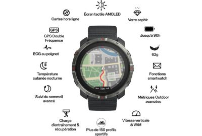 Montre sport POLAR Grit X2 Noir S-L