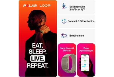 Bracelet connecté POLAR Loop Gen2 GLD/SAND S-L