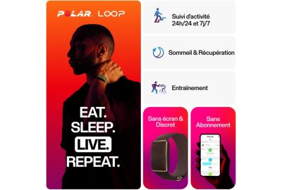 Bracelet connecté POLAR Loop Gen2 COP/BRN S-L