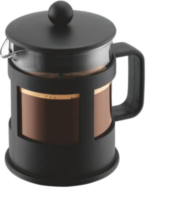 Cafetière À Piston Bodum Kenya À Piston 4 Tasses 0.5L Noir