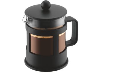 Cafetière à piston BODUM KENYA à piston 4 tasses 0.5L noir