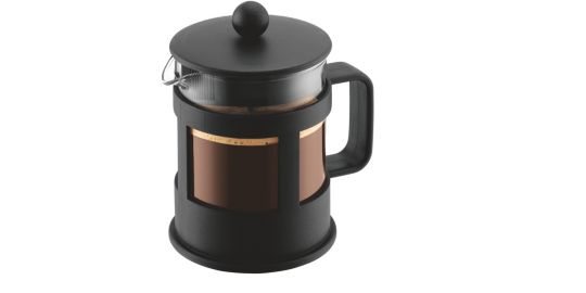 Cafetière à piston BODUM KENYA à piston 4 tasses 0.5L noir