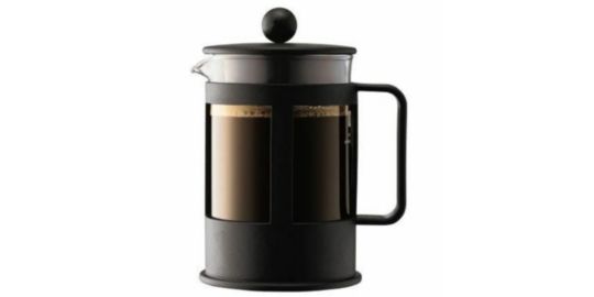 Cafetière à piston BODUM KENYA à piston 4 tasses 0.5L noir