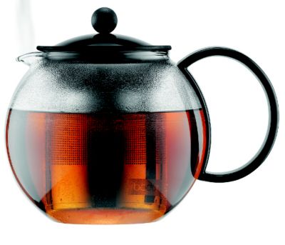 Théière à piston BODUM A PISTON FILTRE EN INOX 1L