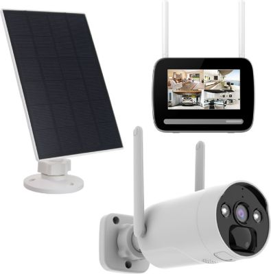 Caméra de sécurité KYF écran 7″et Caméra solaire 4MP