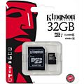 Carte Micro SD KINGSTON Carte mémoire MicroSDHC Kingston 32 GB