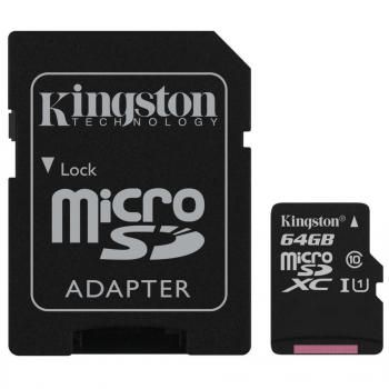 Carte Micro SD KINGSTON Canvas Select 64Go SDHC Carte Micro SD KINGSTON Canvas Select 64Go SDHC