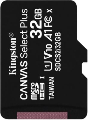 Kingston Nouveau Kingston 32Go MicroSD SDHC C10 Cartes Mémoire TF 100MB/s avec Adapteur 