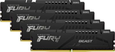 Mémoire vive KINGSTON FURY Beast 128 Go 5200 Mhz DDR5